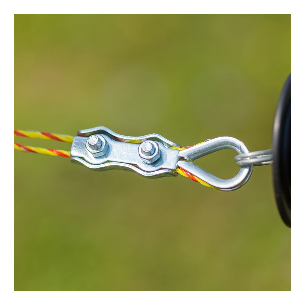 Конектор за врата на ел. ограда за тел/въже 2-4 мм 2 комплекта