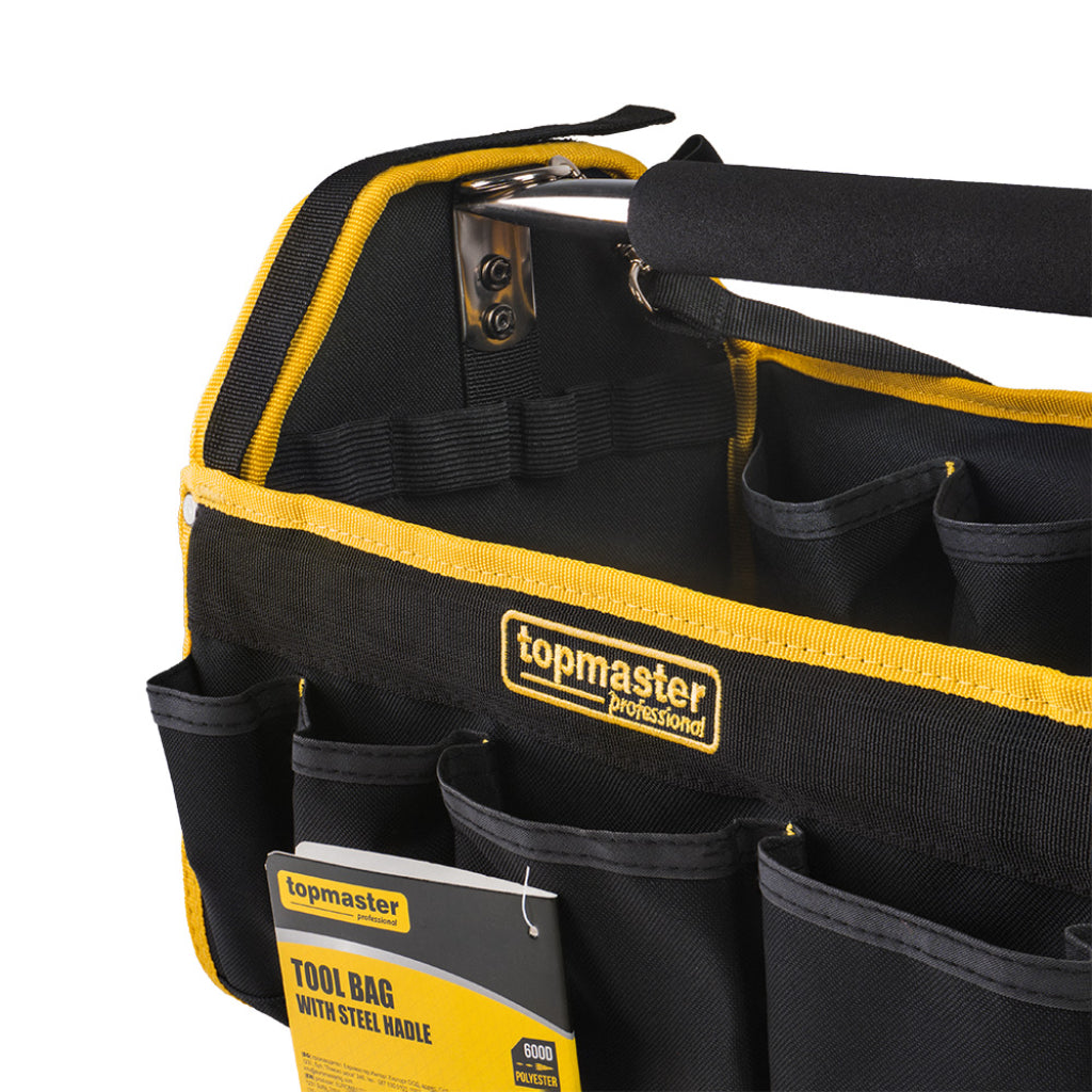 Чанта за инструменти с дръжка от стомана TOPMASTER