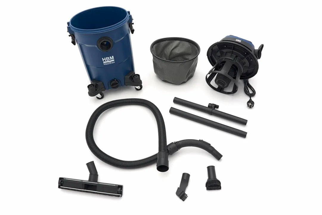 Индустриална прахосмукачка за мокро и сухо почистване 1200W 25 л HBM