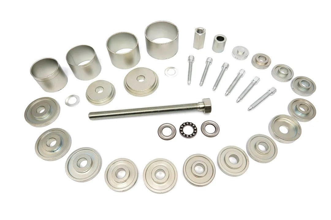 Преса екстрактор на лагери и главини на колела, адаптери 31 части HBM