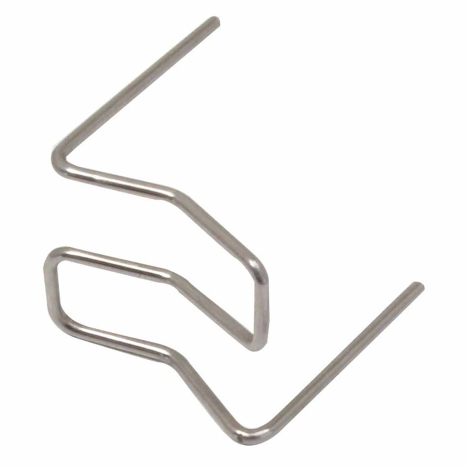 Комплект 50 вдлъбнати скоби, външен ъгъл (90°), 0,8 мм, ширина 11 мм, за машини за заваряване на пластмаса