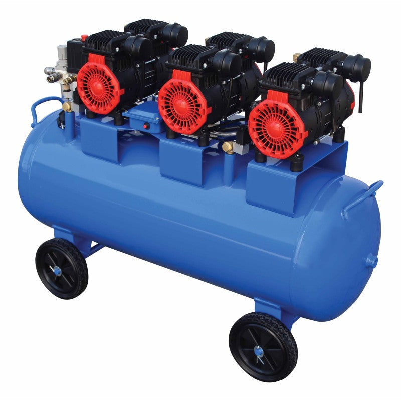 Безшумен компресор, нисък шум и без масло 100 л 3400W SATRA