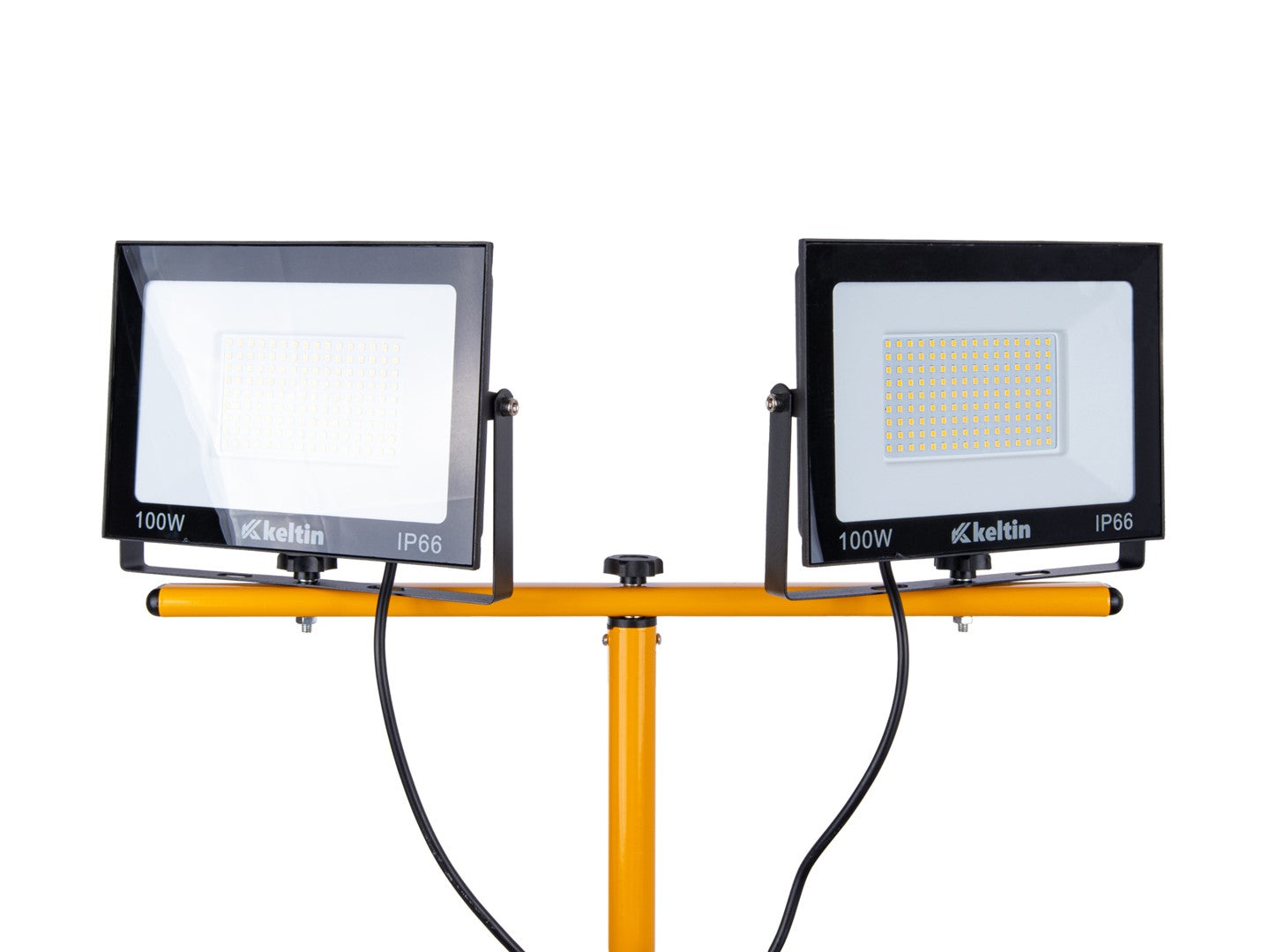 LED работна лампа 2 х 100W 6500K с регулируема стойка за статив