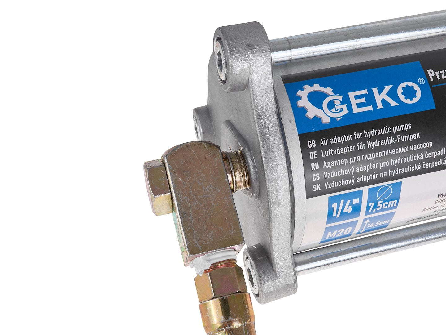 Пневматичен адаптер за хидравлична помпа GEKO