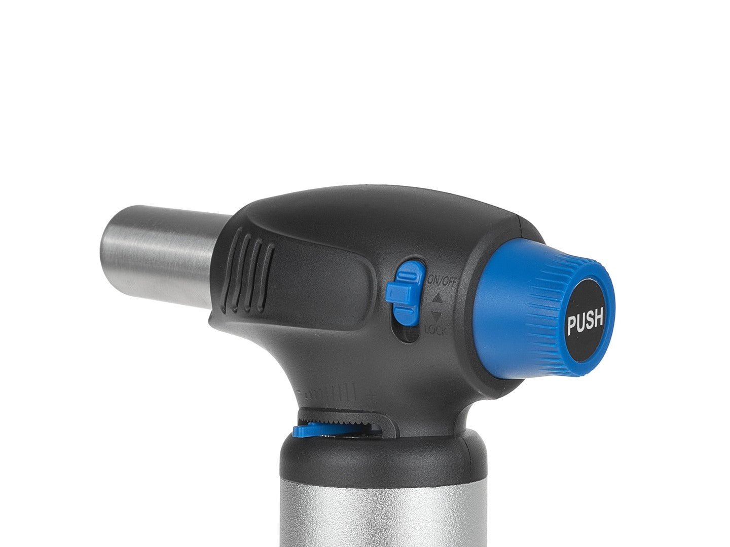 Газова горелка с пиезо запалване, преносима, 360 градуса, с резервоар