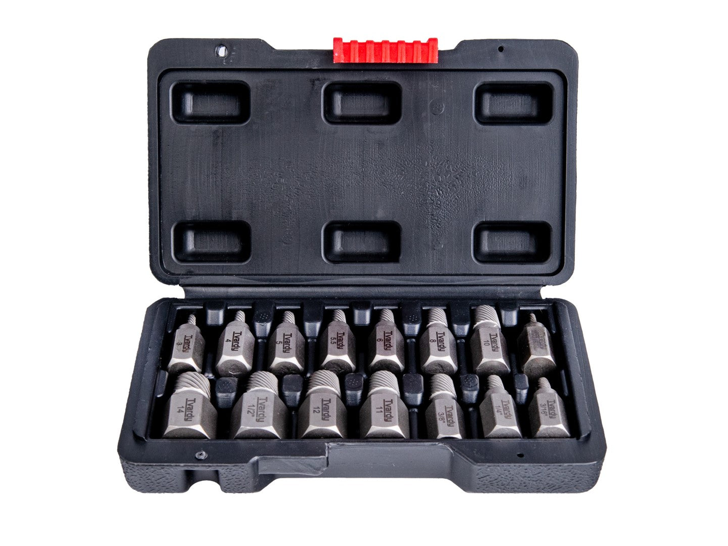 Комплект екстрактори за счупени и износени винтове 15 бр. TVARDY