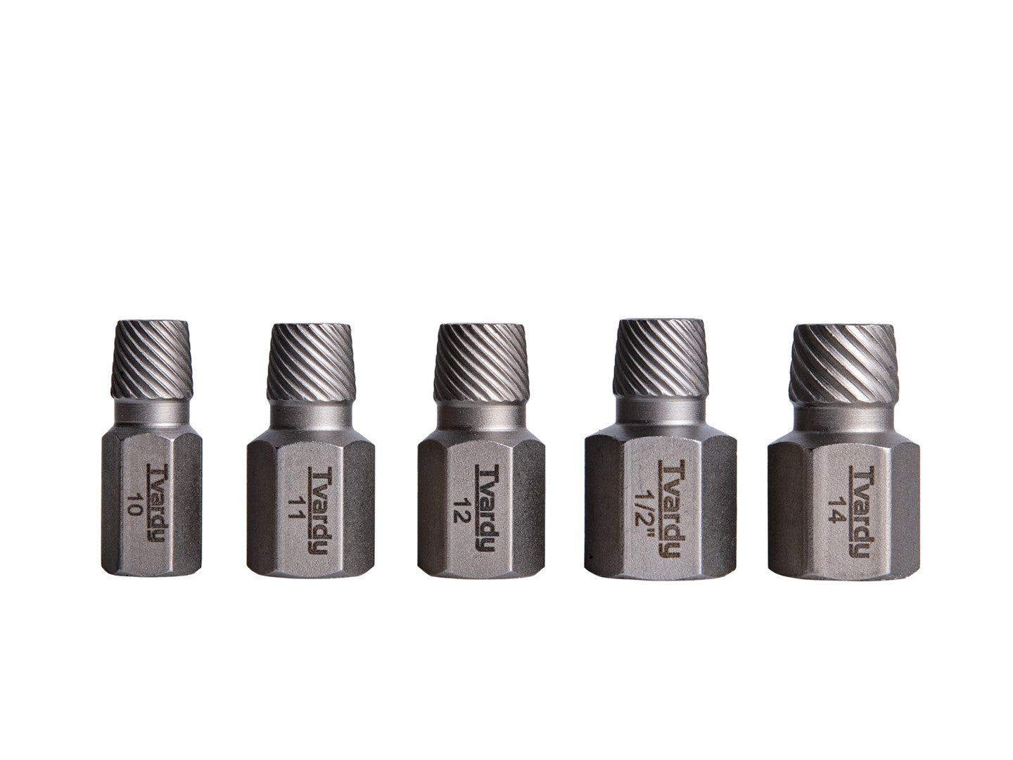 Комплект екстрактори за счупени и износени винтове 15 бр. TVARDY