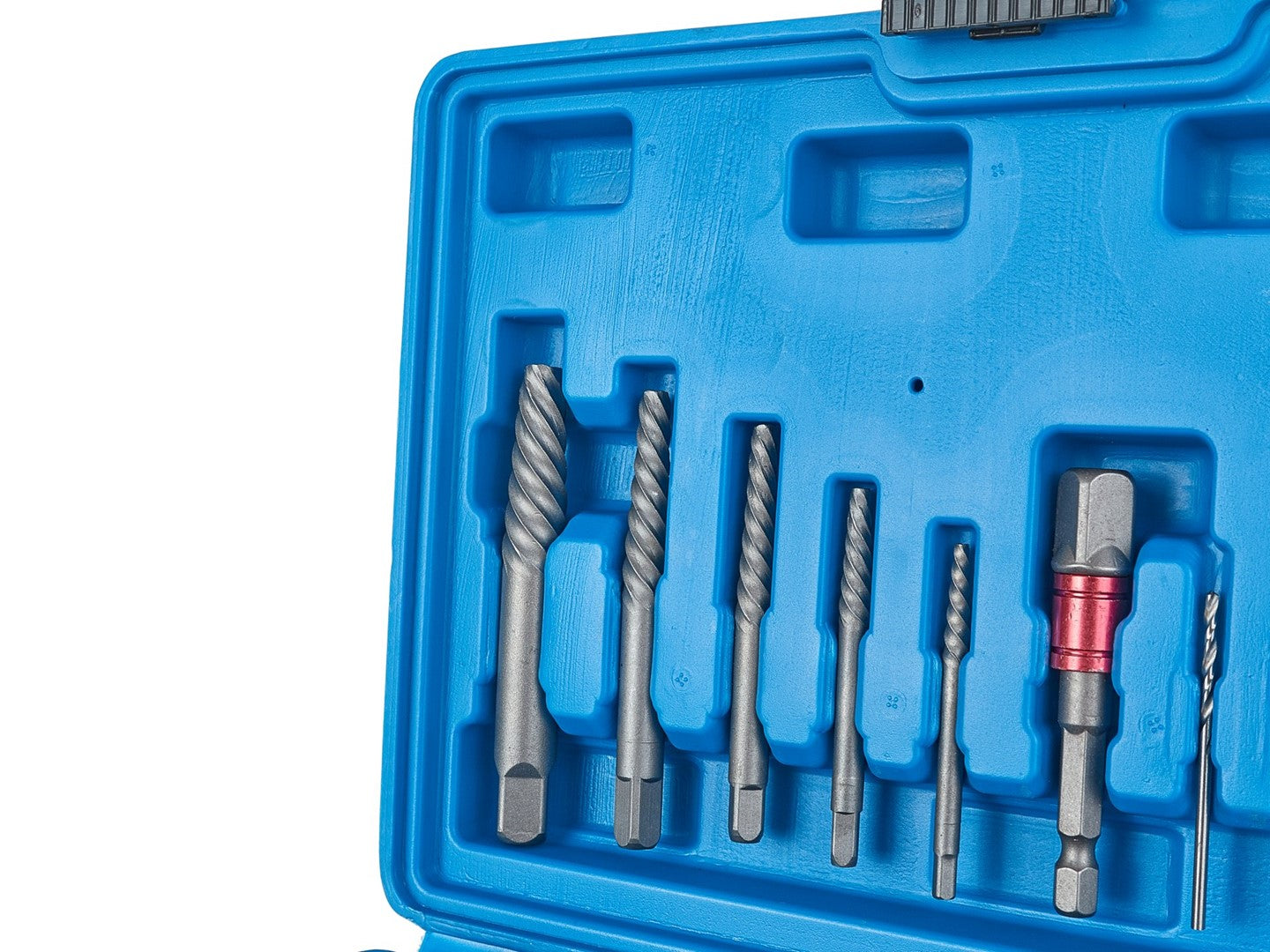 Комплект екстрактори за счупени и износени винтове и гайки 26 части