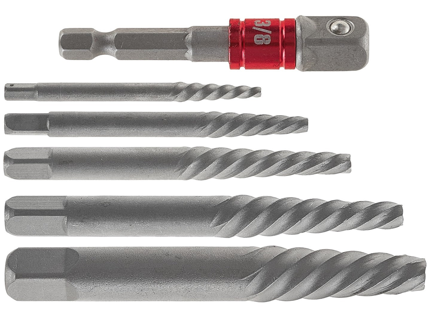 Комплект екстрактори за счупени и износени винтове и гайки 26 части