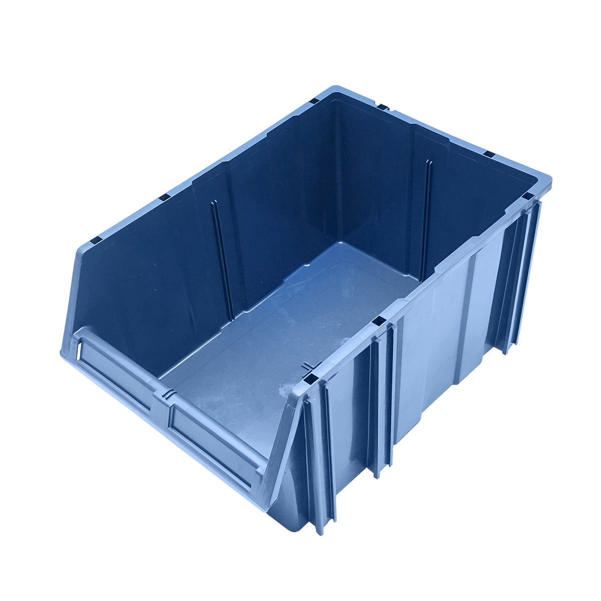Стойка с 16 кутии за съхранение/организация, синя пластмасова кутия, 680x510x1100мм