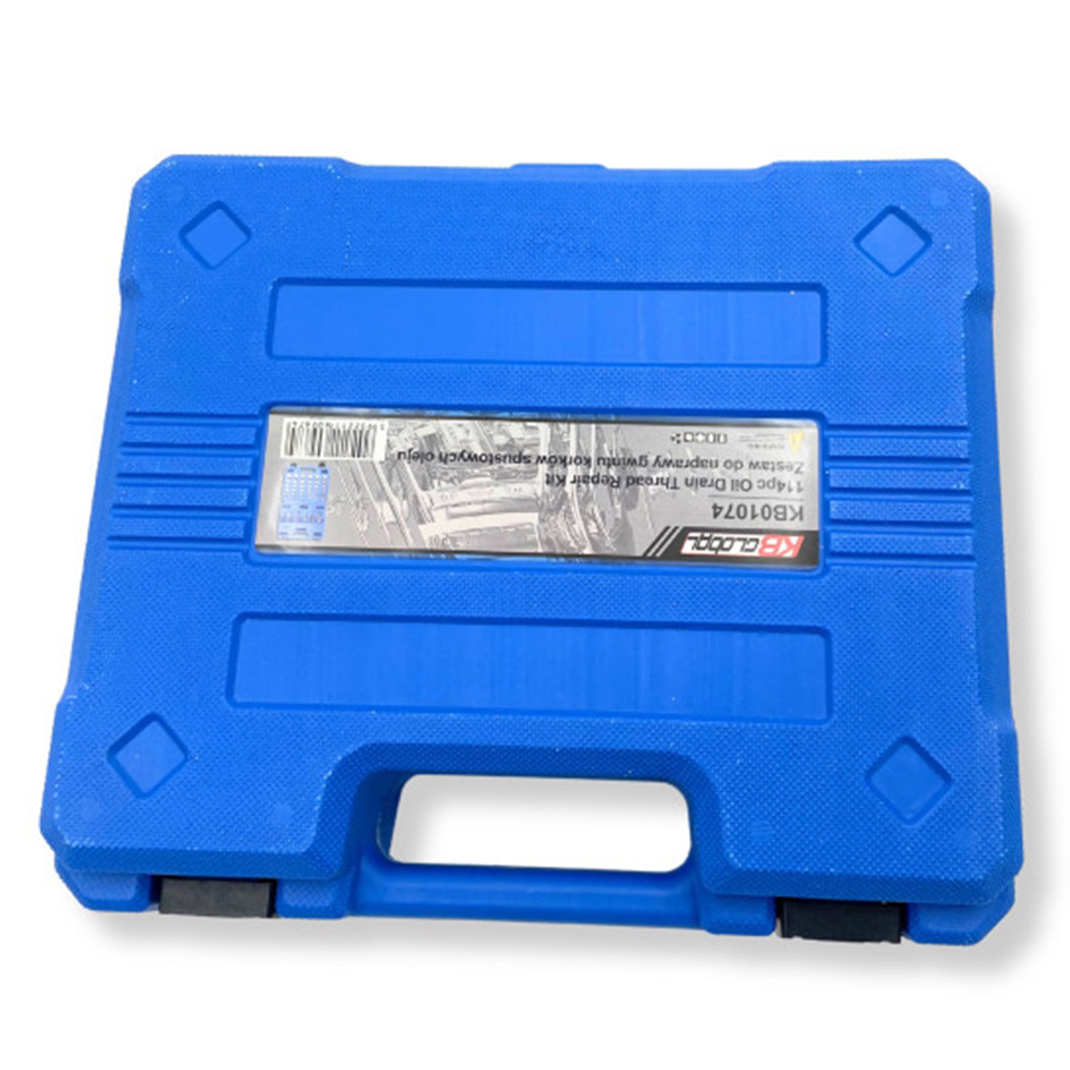 Комплект за ремонт и смяна на резби и ключове за маслена вана 114 части