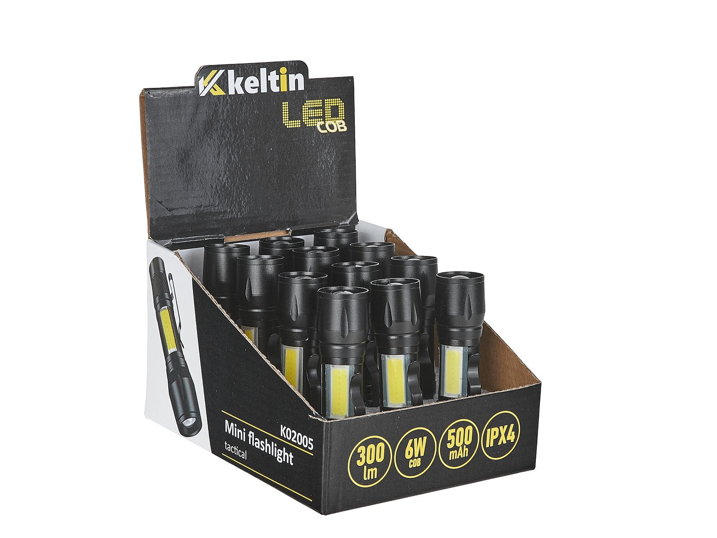 Мини джобно фенерче LED COB 10W 500mAh, 500 lm