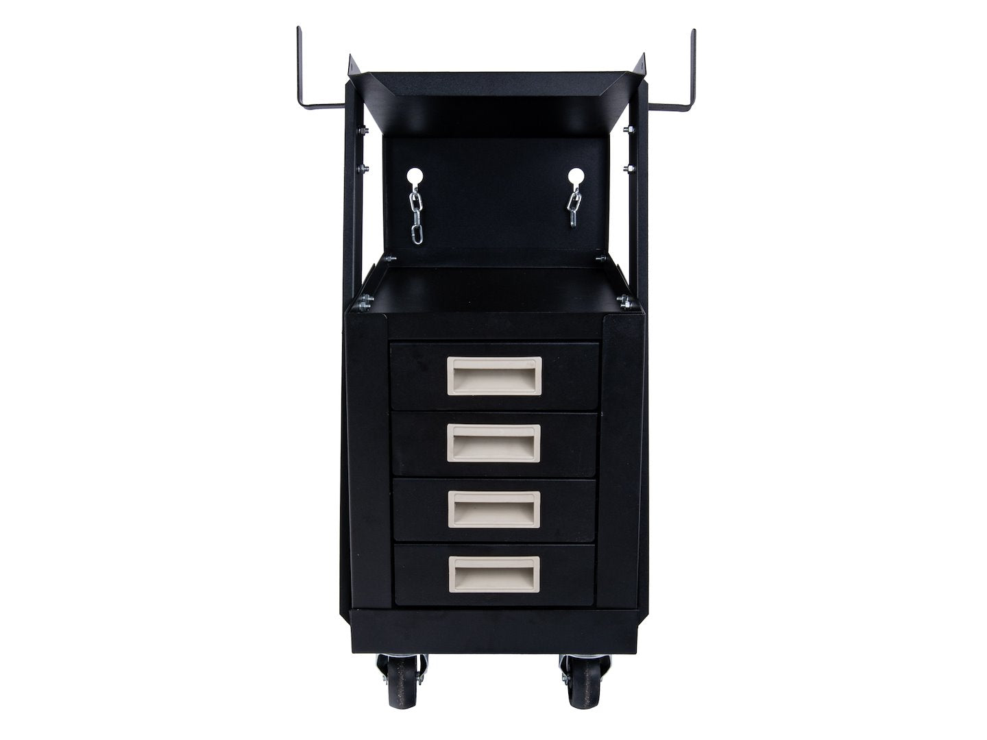 Количка за заваръчни уреди с дръжка и 4 чекмеджета