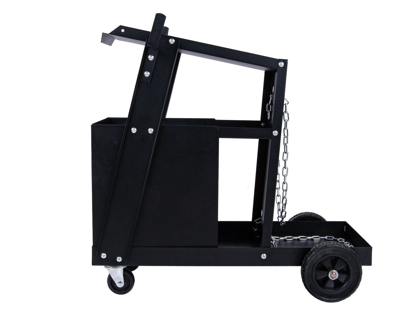 Количка за заваръчни уреди с дръжка и 4 чекмеджета