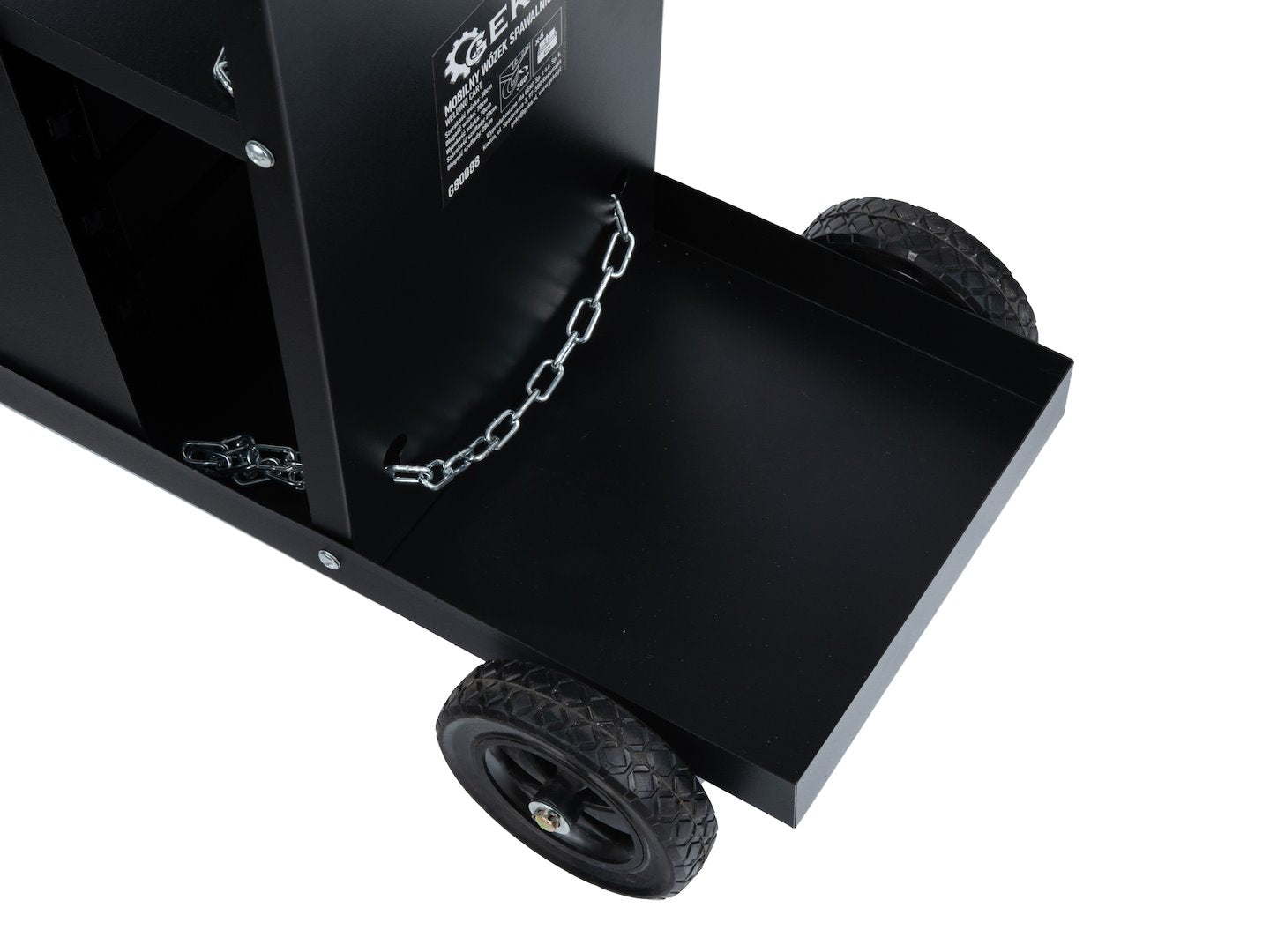 Количка за заваръчни уреди с дръжка и 4 чекмеджета