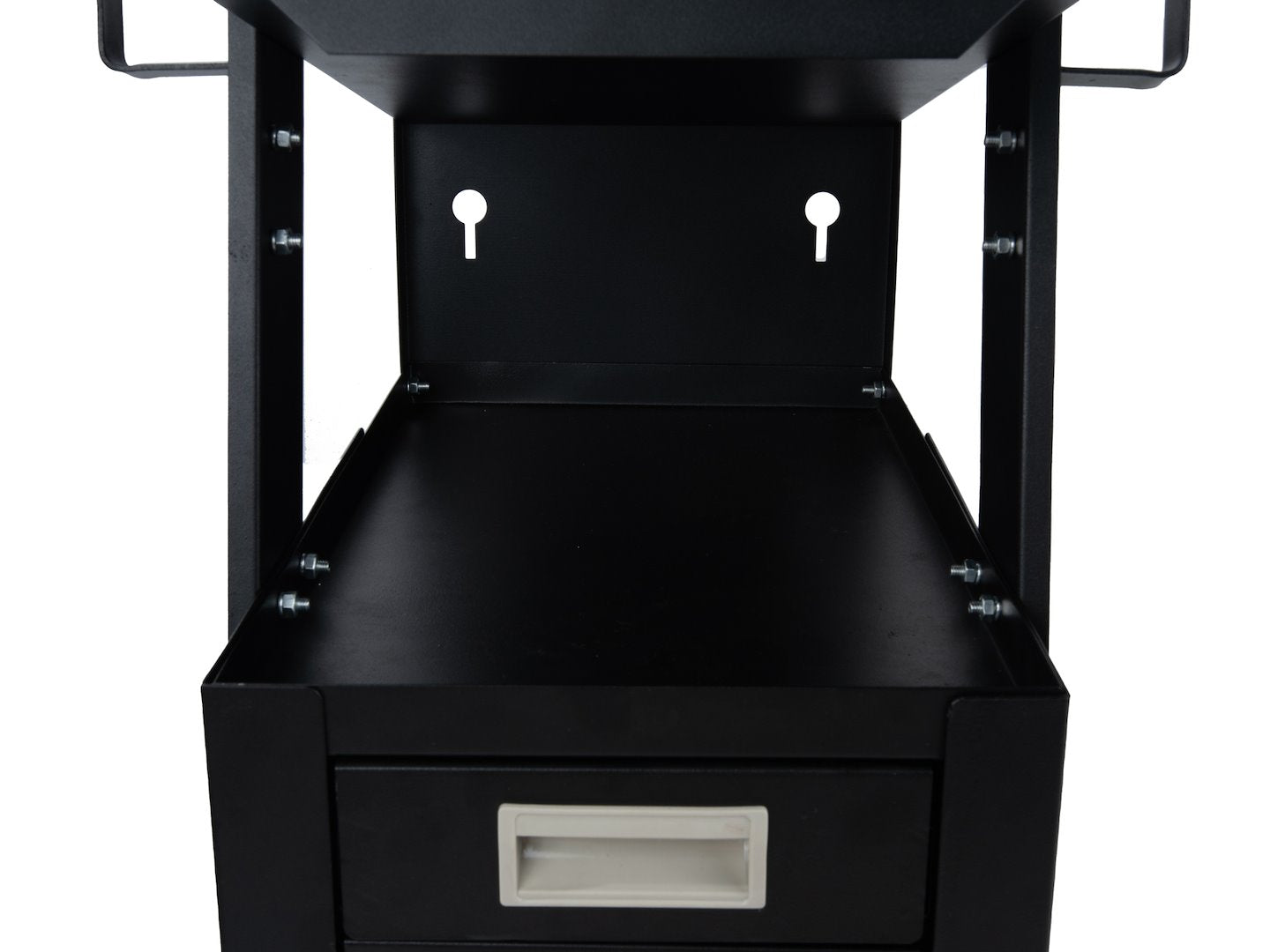 Количка за заваръчни уреди с дръжка и 4 чекмеджета