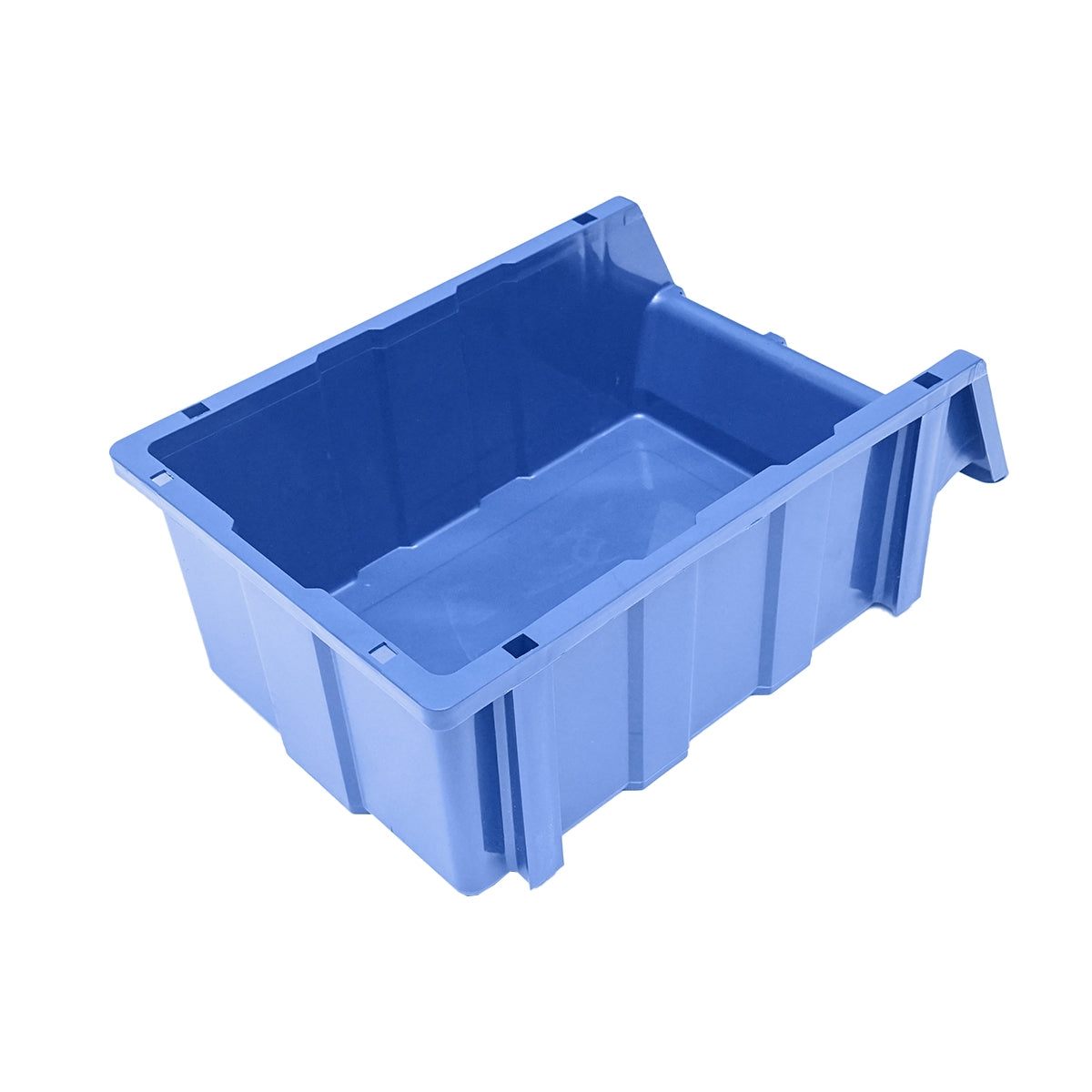 Стойка с 13 кутии за съхранение/организация, синя пластмасова кутия, 510x400x1000мм