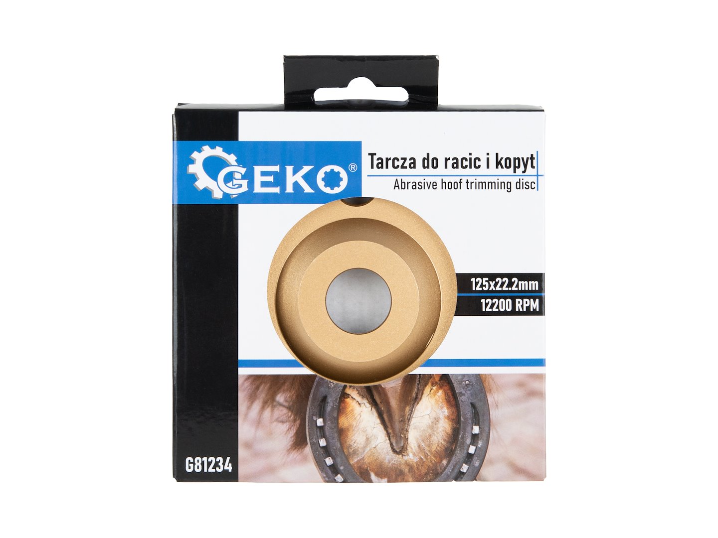 Диск за шлайфане на копита 125 мм GEKO