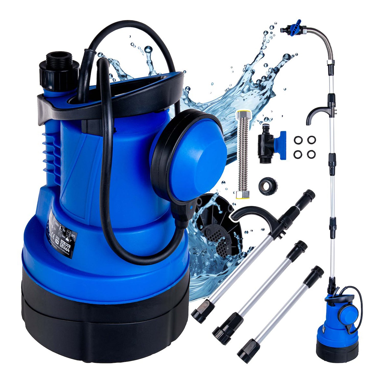 Потопяема помпа с поплавък, за дъждовна вода 400W
