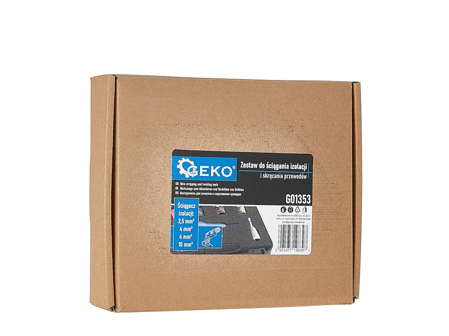 Електротехнически комплект за сваляне и усукване на проводници