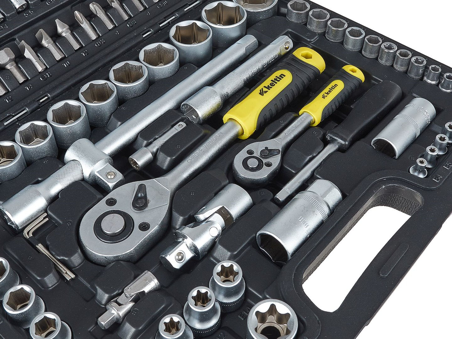 Комплект инструменти 108 части 1/4", 1/2" GEKO