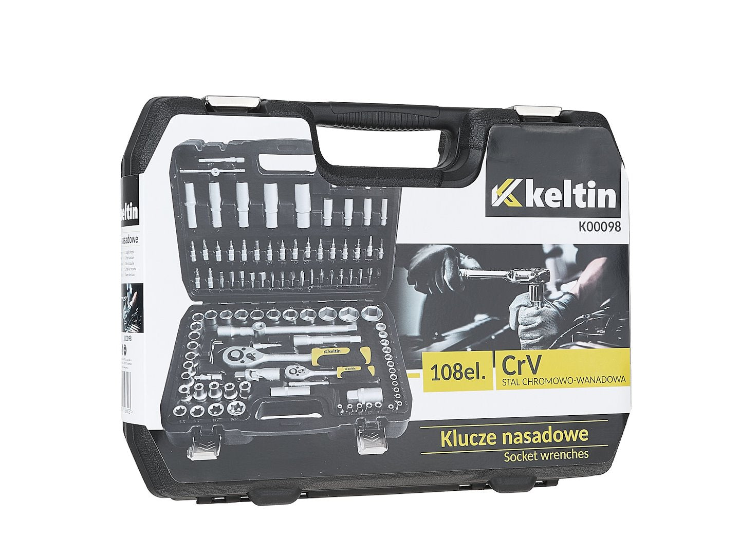 Комплект инструменти 108 части 1/4", 1/2" GEKO