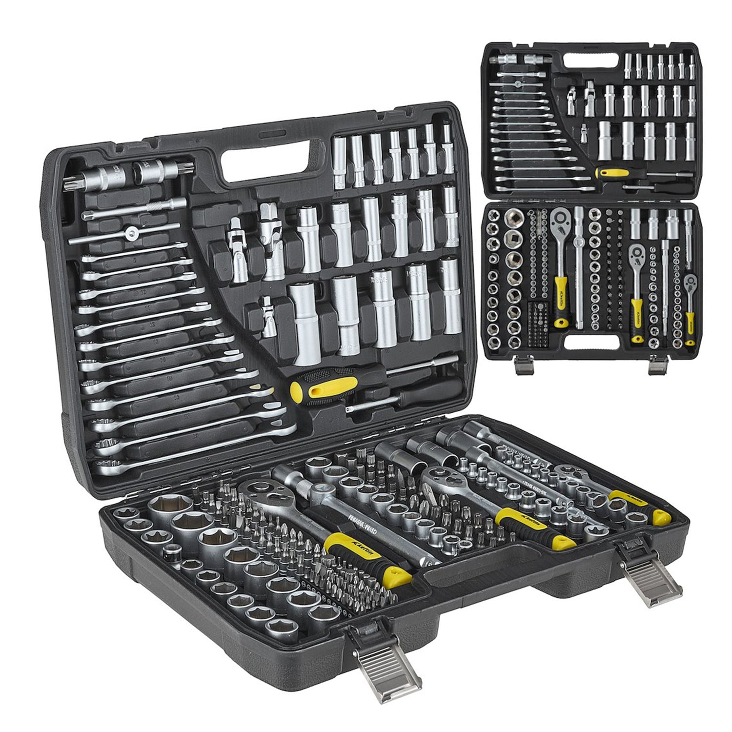Комплект инструменти 216 части 1/4", 3/8", 1/2" GEKO