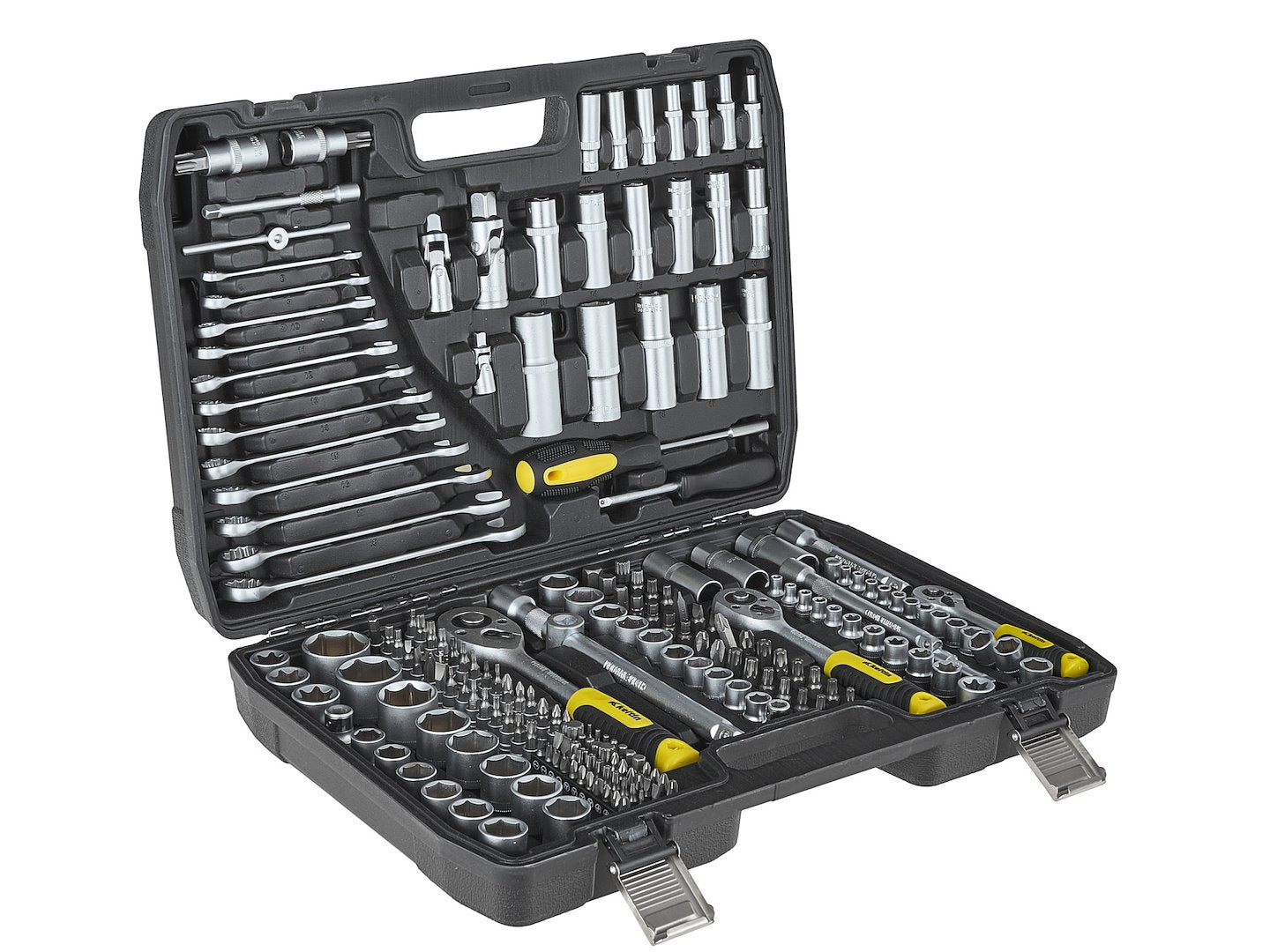 Комплект инструменти 216 части 1/4", 3/8", 1/2" GEKO