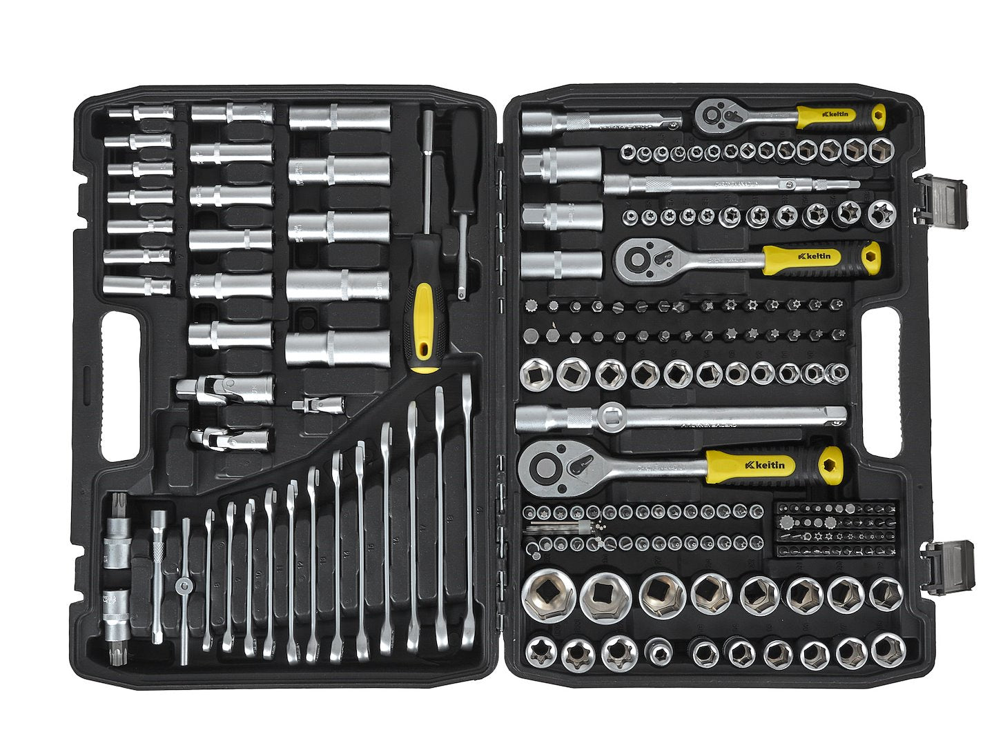 Комплект инструменти 216 части 1/4", 3/8", 1/2" GEKO