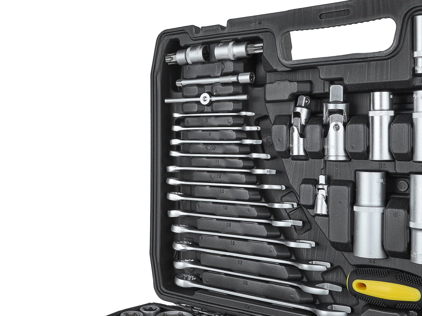 Комплект инструменти 216 части 1/4", 3/8", 1/2" GEKO