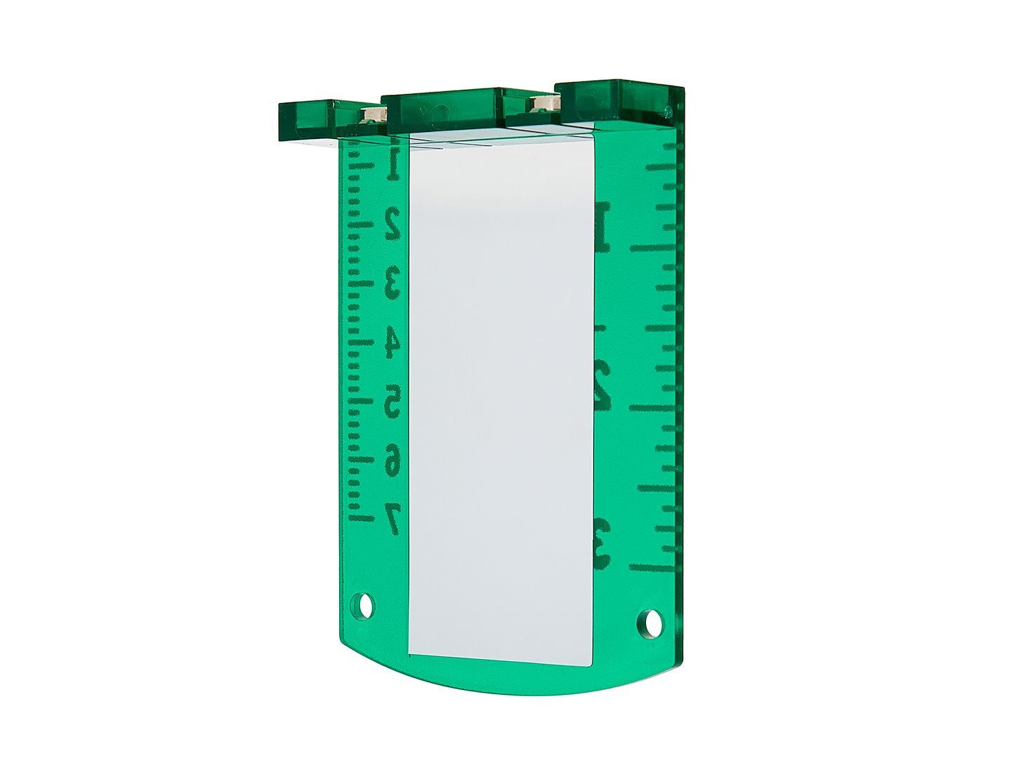 Зелена платка за лазерен нивелир с магнит и скала