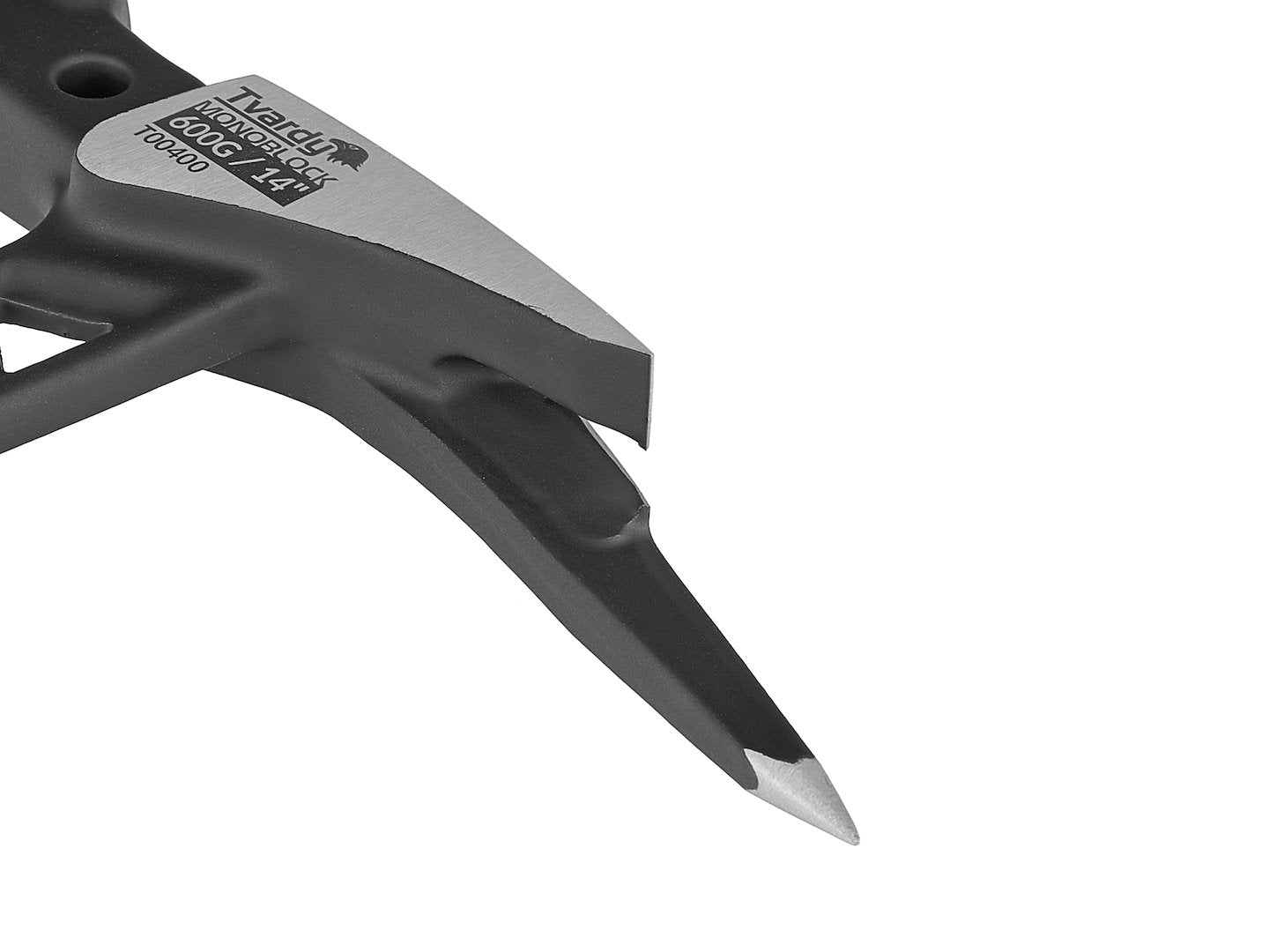 Антишоков моноблоков дърводелецски чук 600 г с магнит и екстрактор за пирони - GEKO