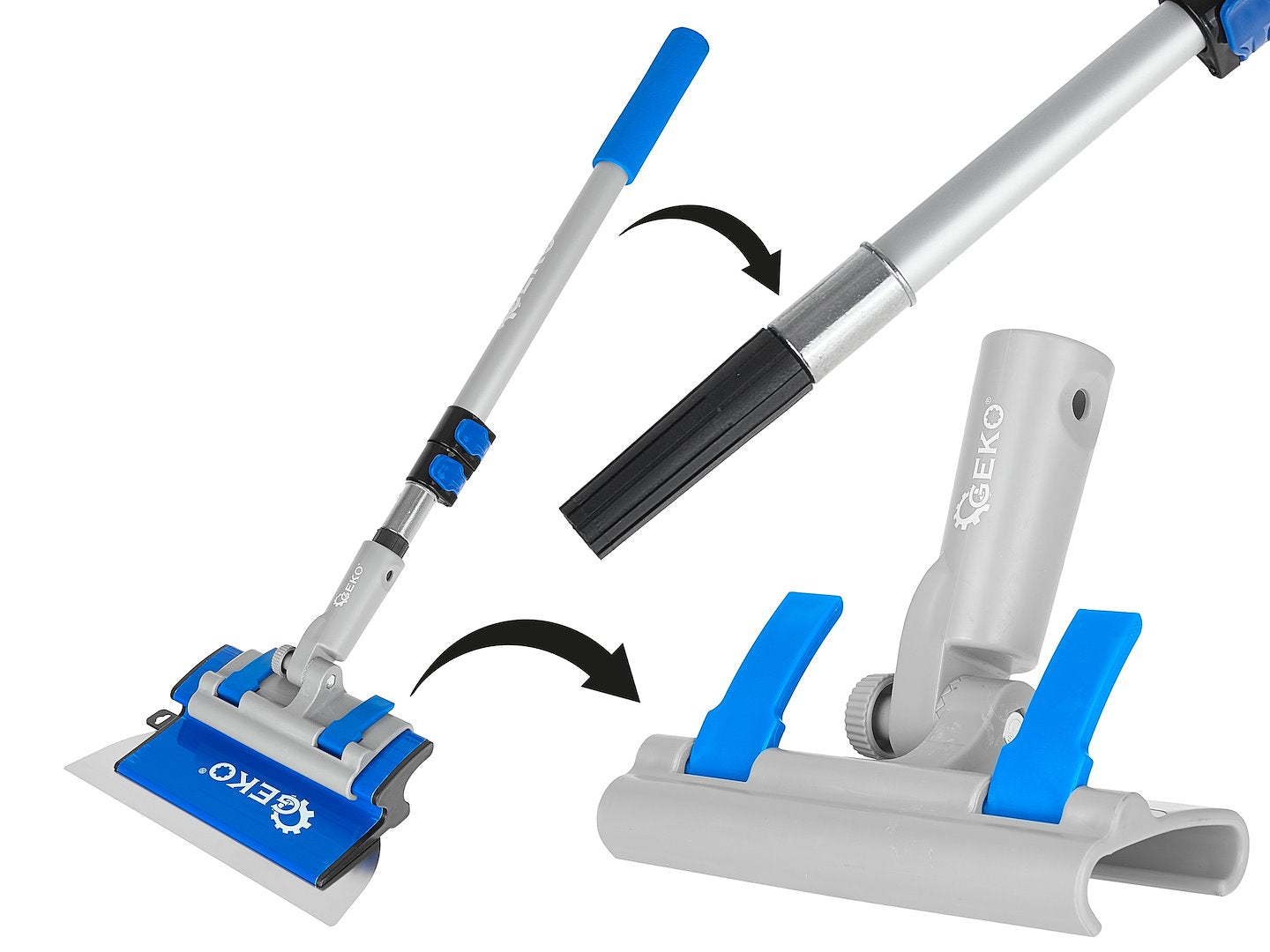 Комплект шпакли за довършителни работи по стени и тавани 9 части GEKO