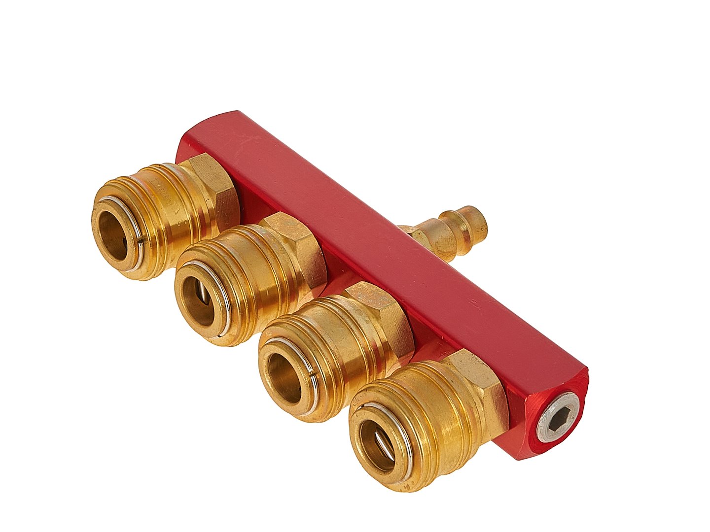 Разделител, въздушен разпределител с 4 изхода, бързи връзки 1/4