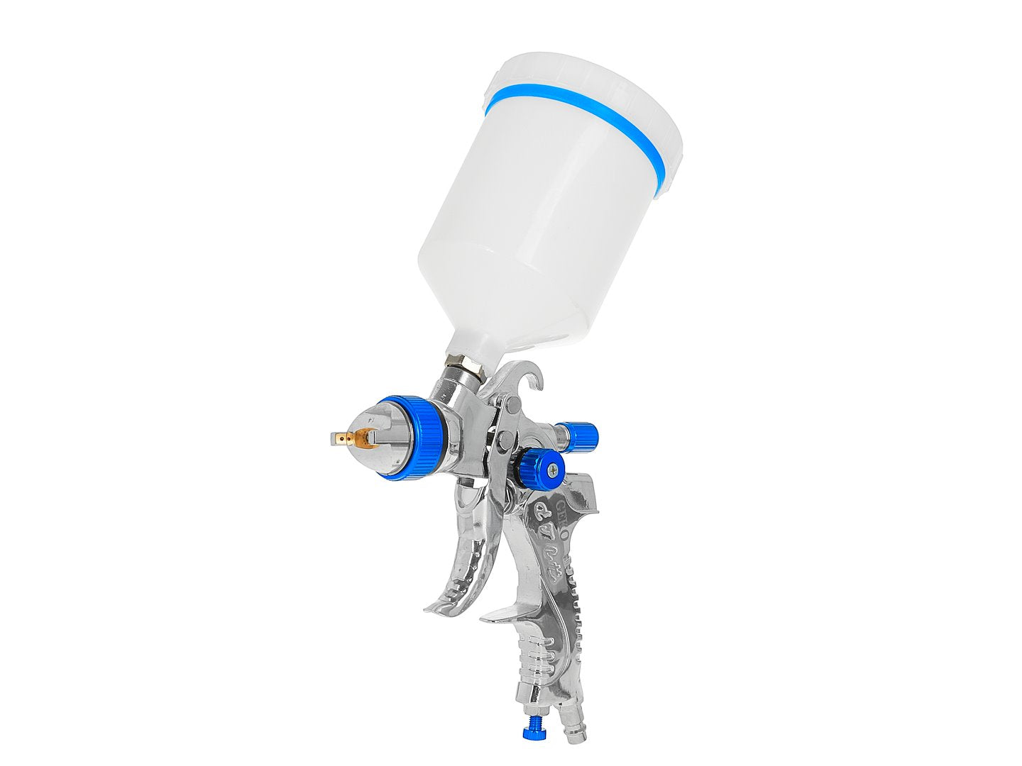 Бояджийски пистолет HVLP 600 мл с 4 дюзи 1,4-1,7-2,0-2,5