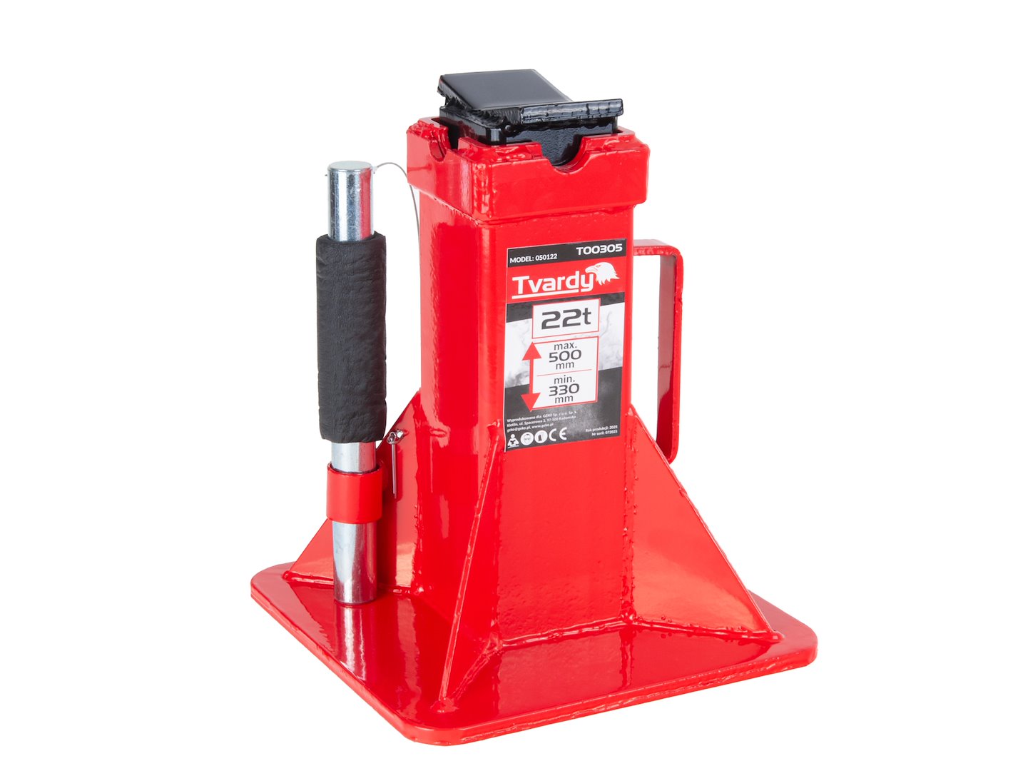 Подпорна стойка с фиксиращ пин 22 т, регулируема 330-500 мм