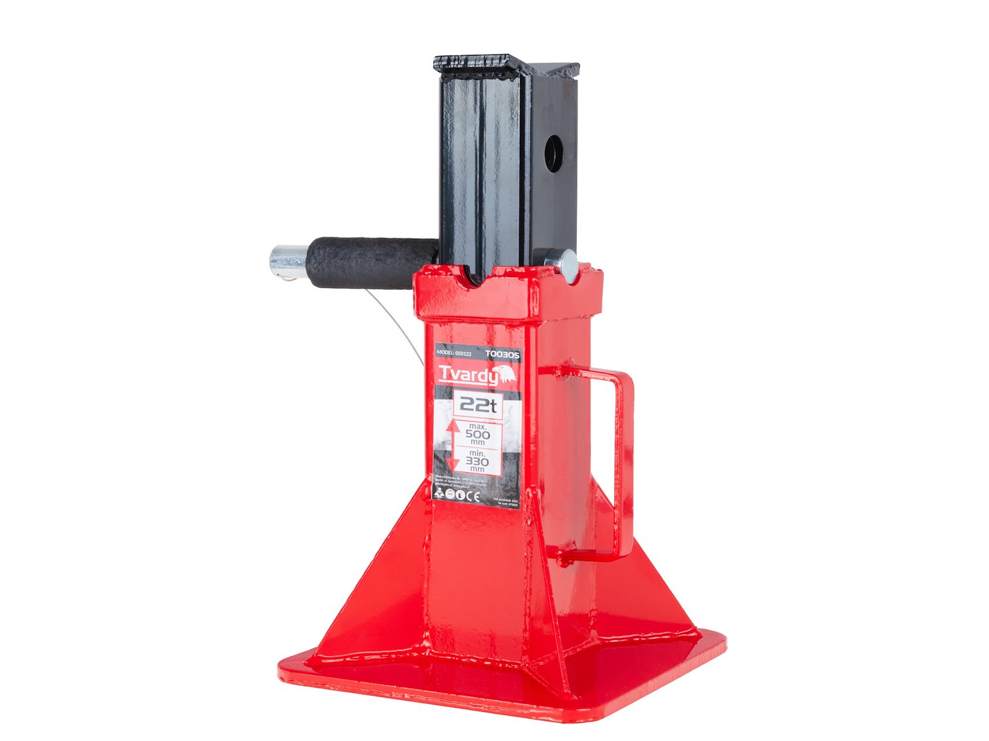 Подпорна стойка с фиксиращ пин 22 т, регулируема 330-500 мм