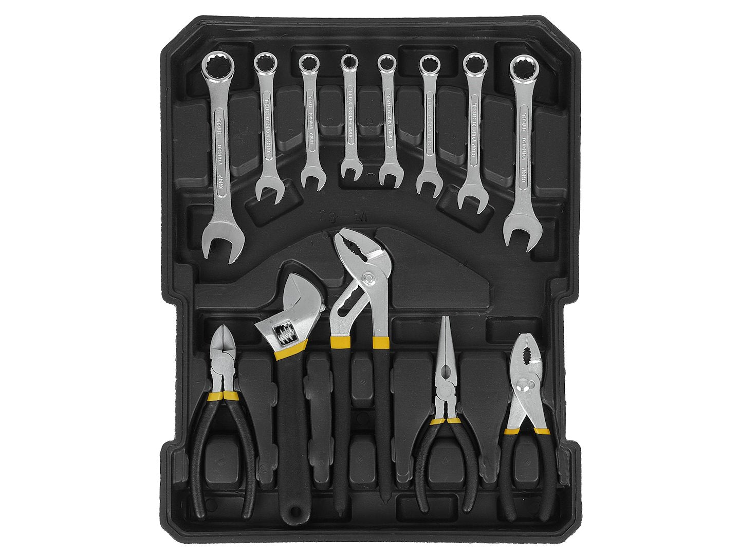 Алуминиев куфар на колелца, оборудван с 187 части