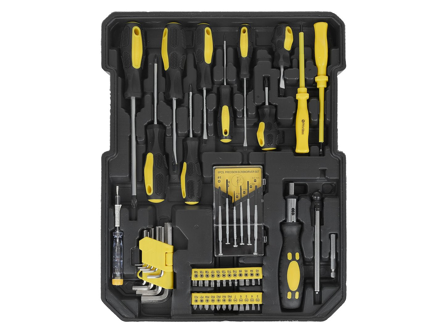 Алуминиев куфар на колелца, оборудван с 187 части