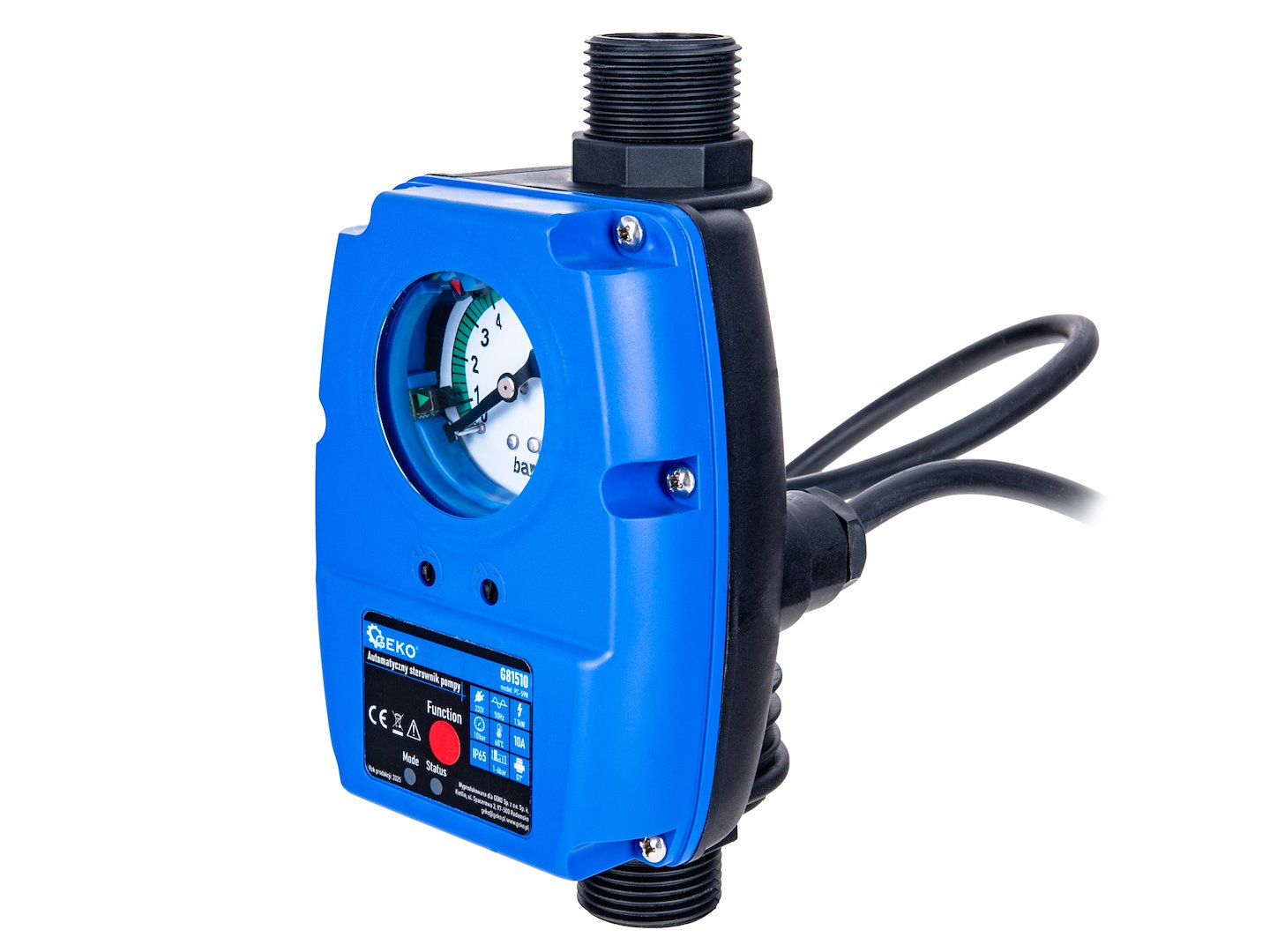 Автоматичен електронен превключвател за налягане за водна помпа 1,1 kW 10 bar