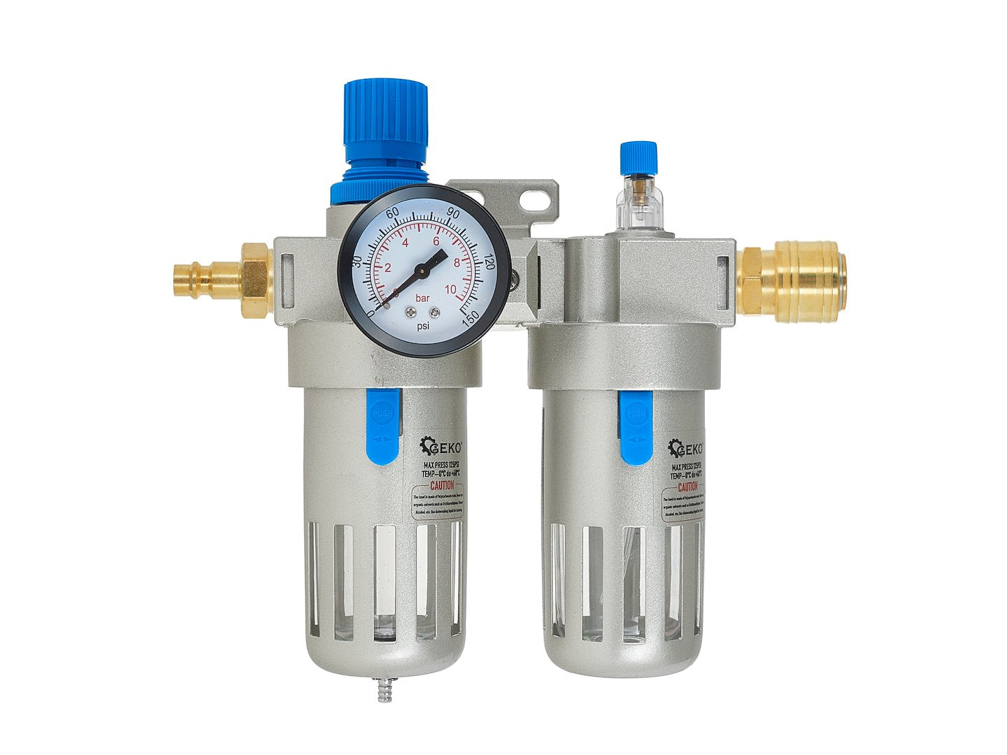 Въздушен филтър с разделител на вода и масло, с регулатор на налягане 1/2