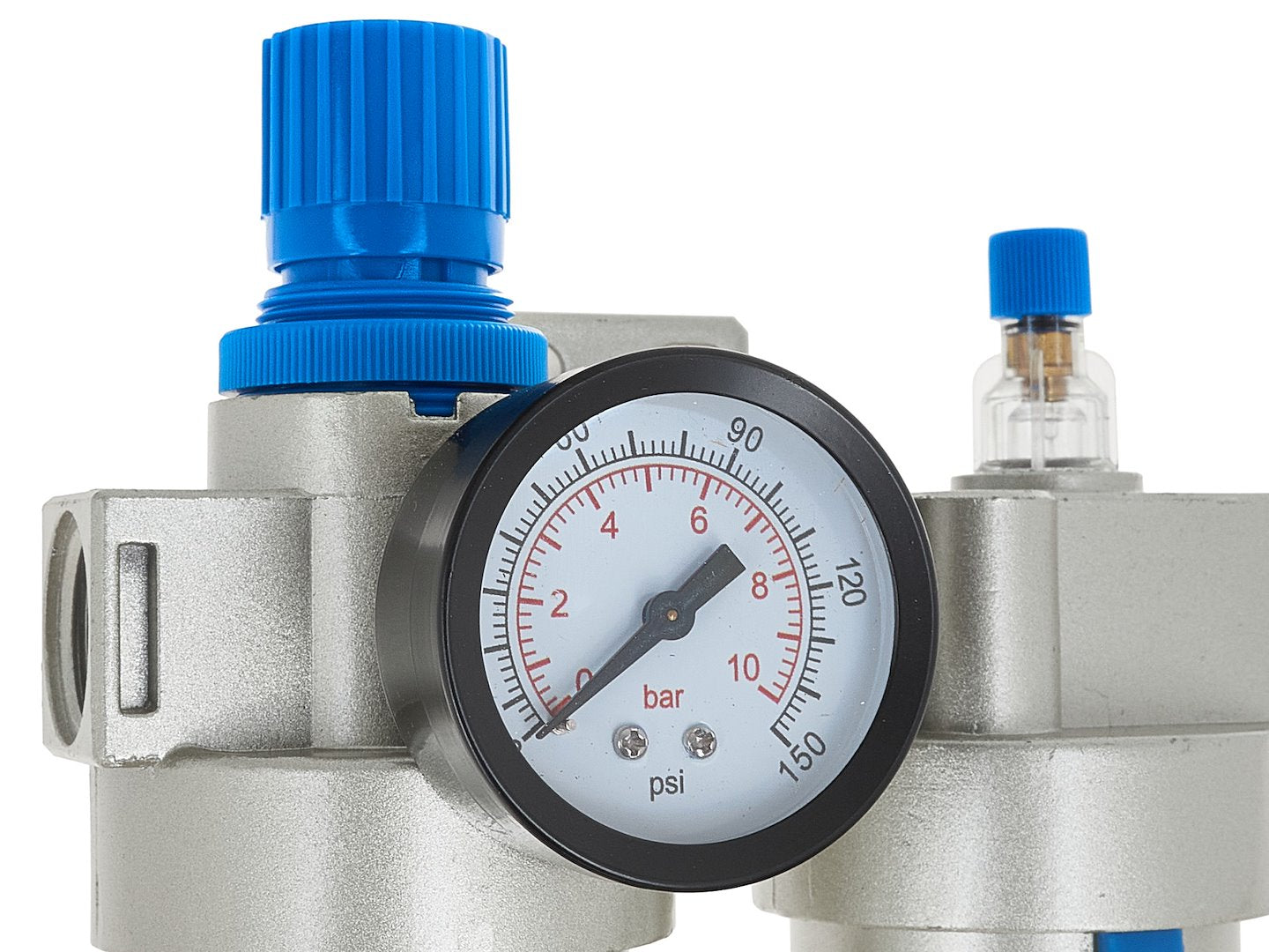 Въздушен филтър с разделител на вода и масло, с регулатор на налягане 1/2