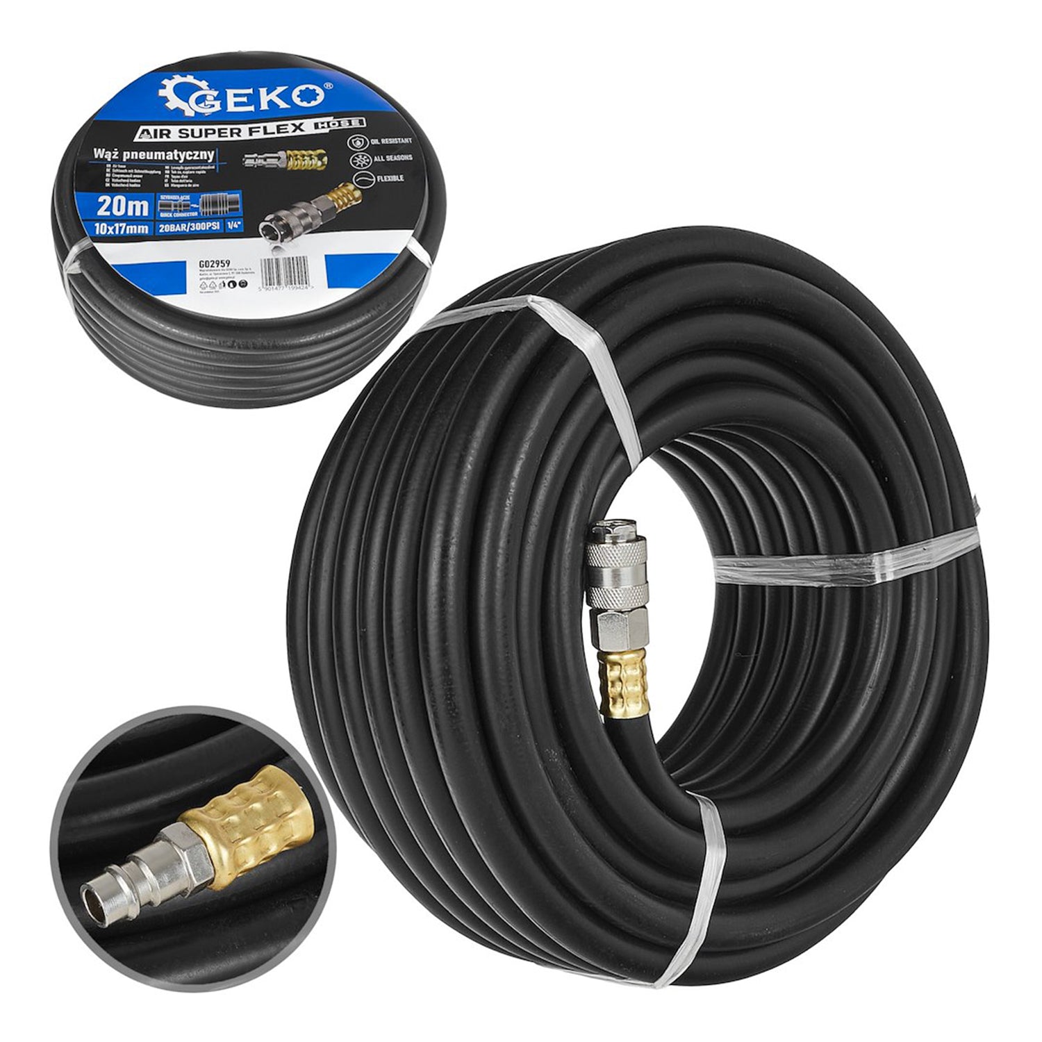 Маркуч за сгъстен въздух, 10х17 мм 20 м