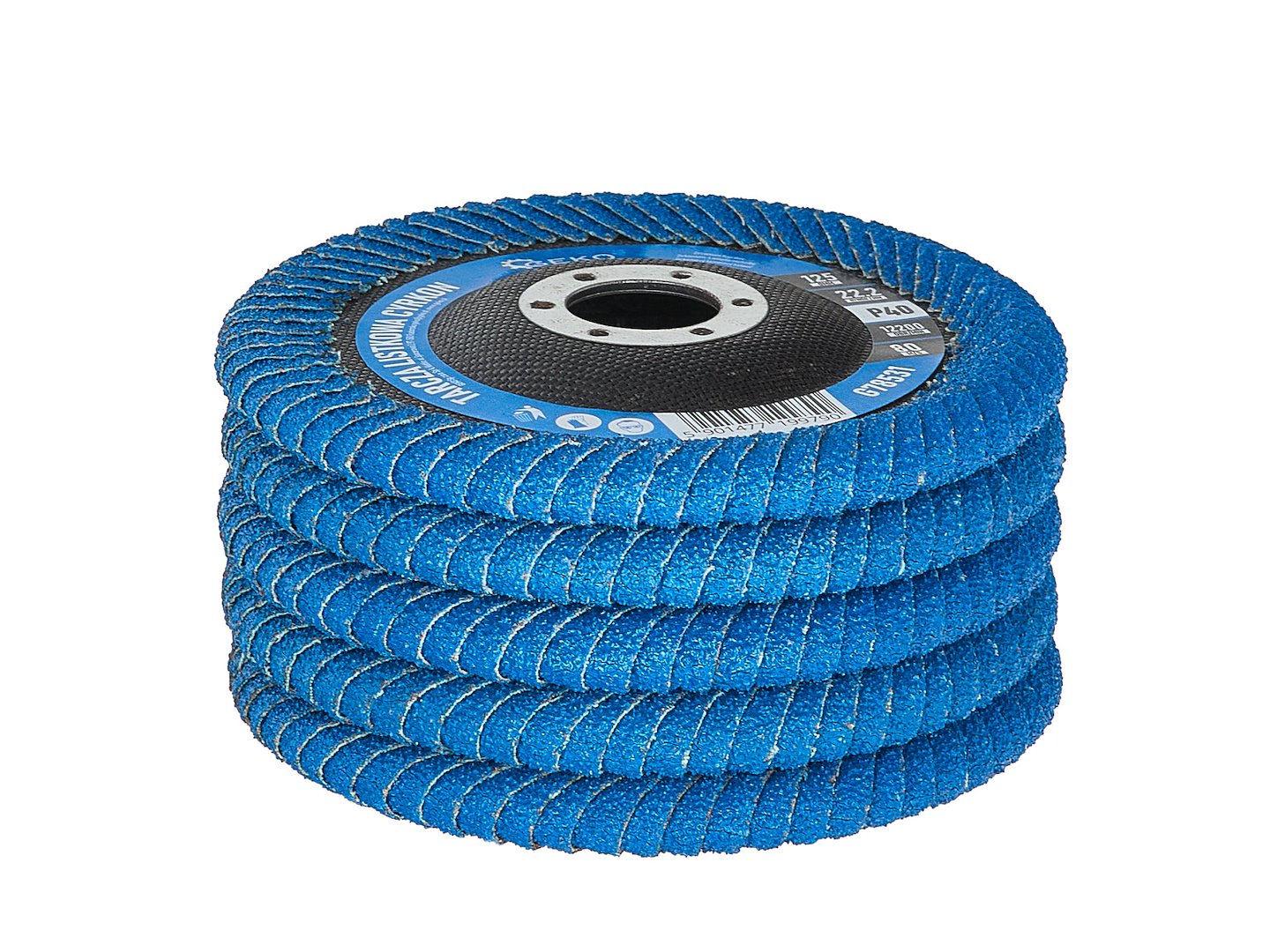 Циркониев диск с острие, за дълбоки заваръчни зони 125 мм Р40