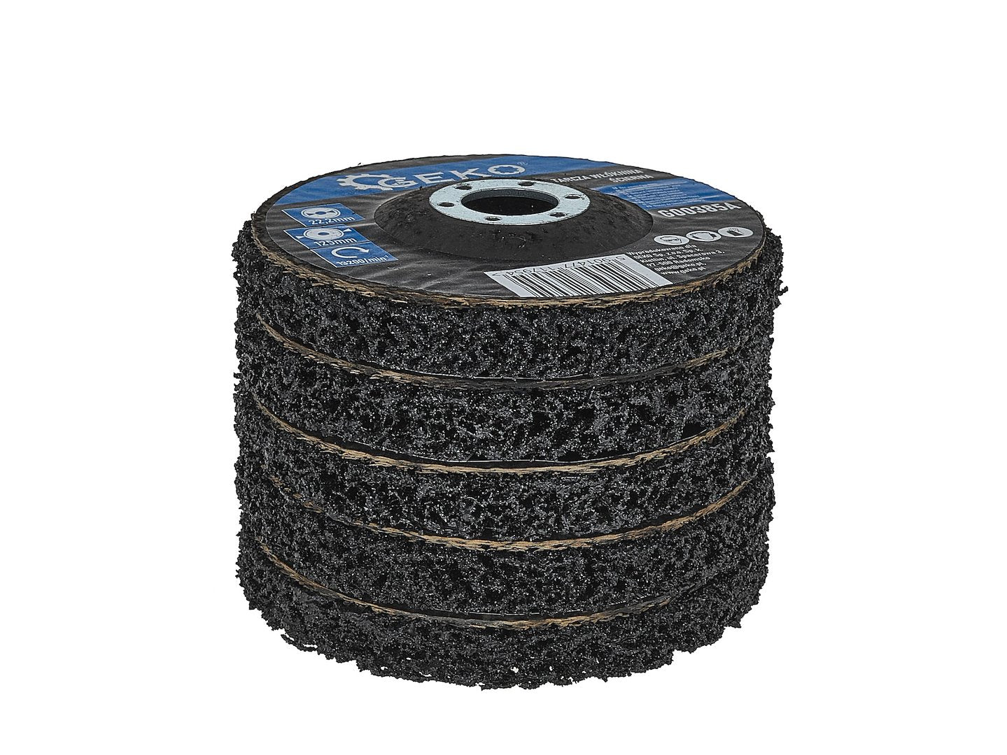 Абразивен диск 125 х 22.2 мм Clean&Strip за почистване на метал, неръждаема стомана и пластмаса GEKO