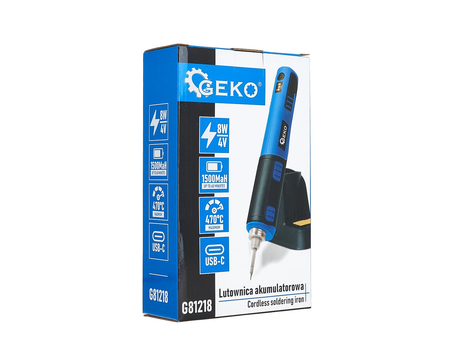 Чук за запояване, безжичен, акумулаторен 4V 1500mAh 8W