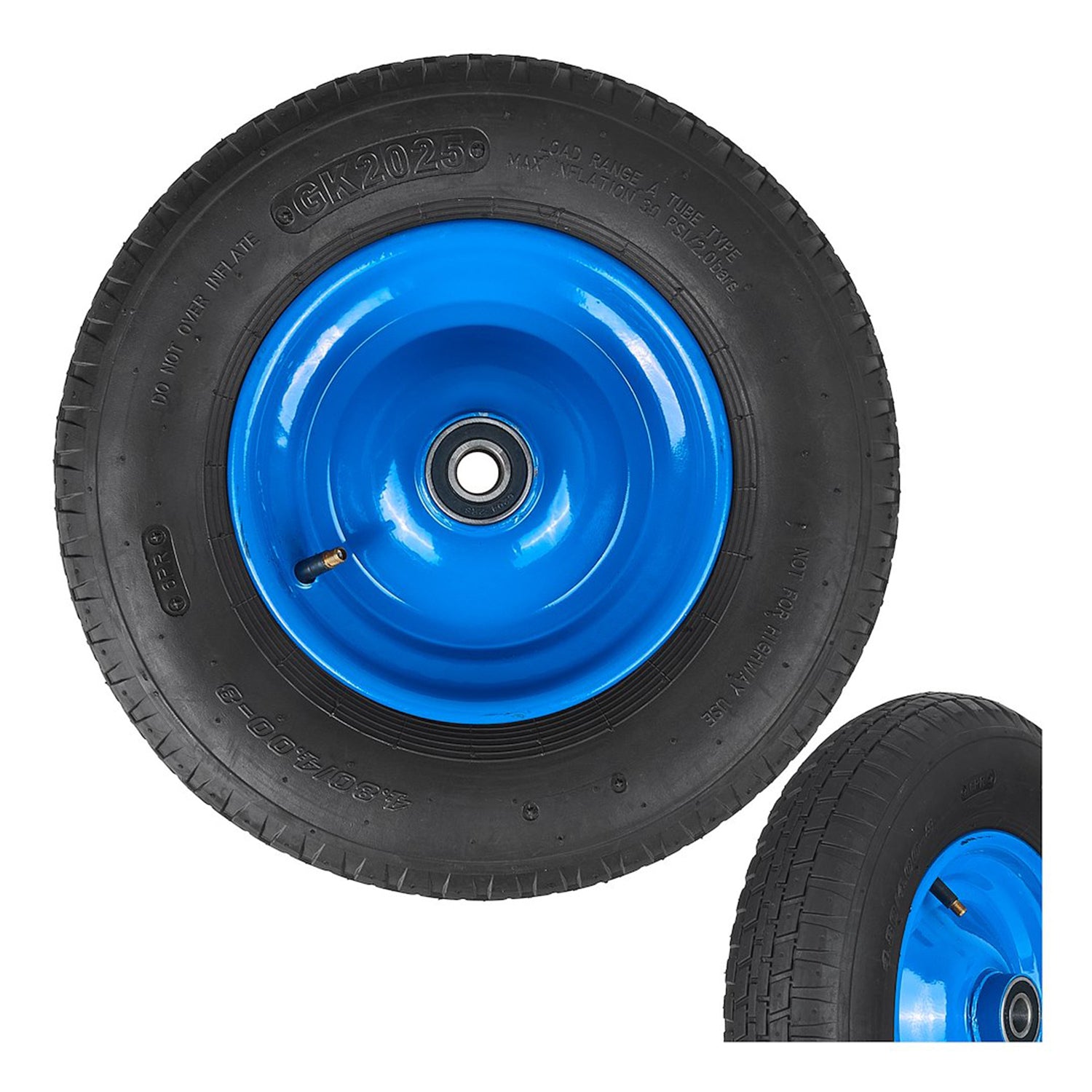 Колело за количка 4.00-8/6PR 20 мм GEKO