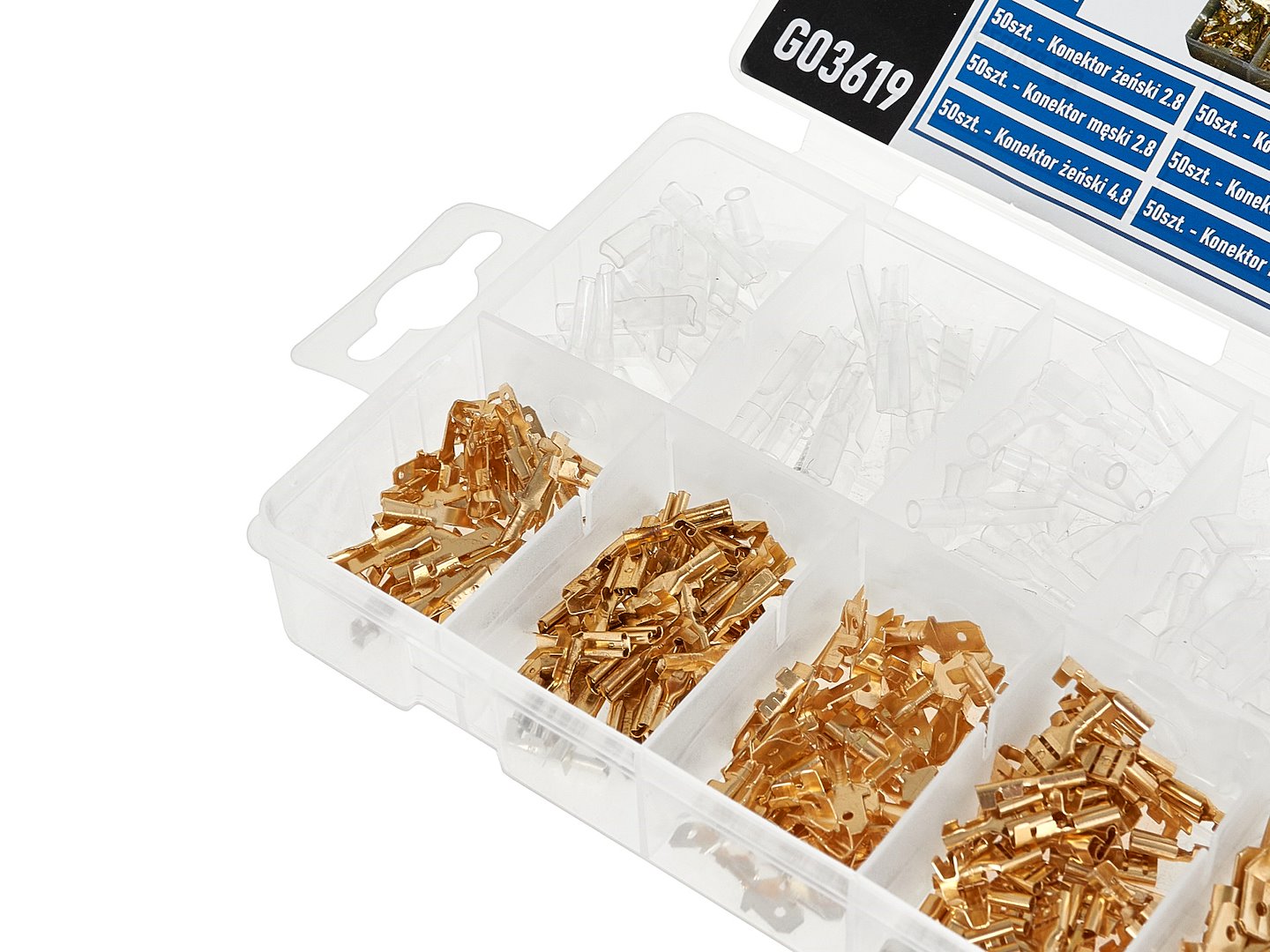 Комплект автомобилни съединители 450 бр. 2.8-6.3 мм GEKO