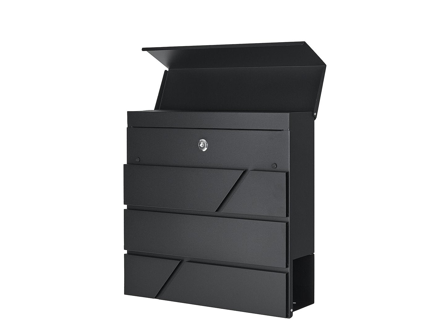 Пощенска кутия 36.7х37х10 см антрацит