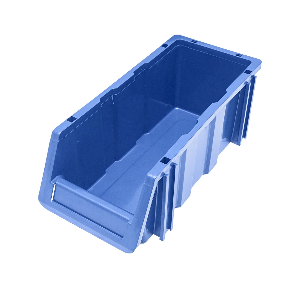 Стойка с 13 кутии за съхранение/организация, синя пластмасова кутия, 510x400x1000мм